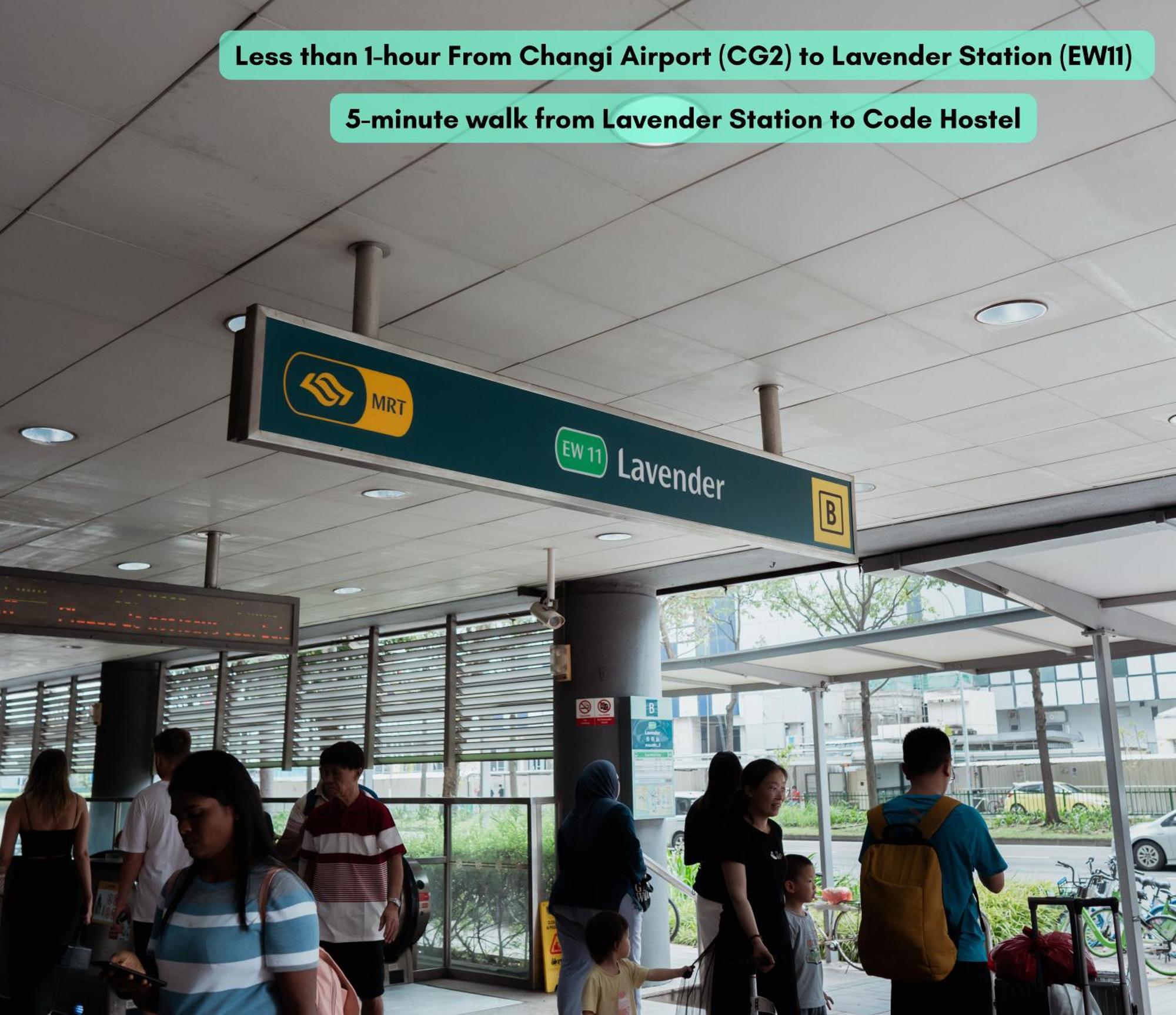 Code Hostel At Lavender Singapore Exterior photo